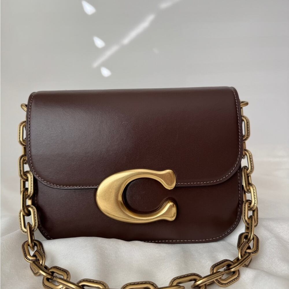 Coach Idol Shoulder Bag In Maple Oversea Exclusive CM157 - Picture 2 of 15